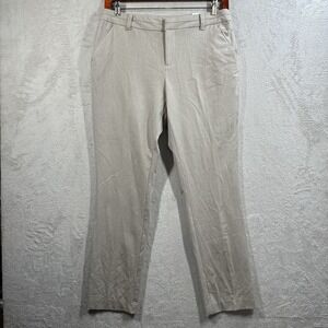 NWT Christopher & Banks Modern Fit Straight Leg Pants Women's Size 10 Beige